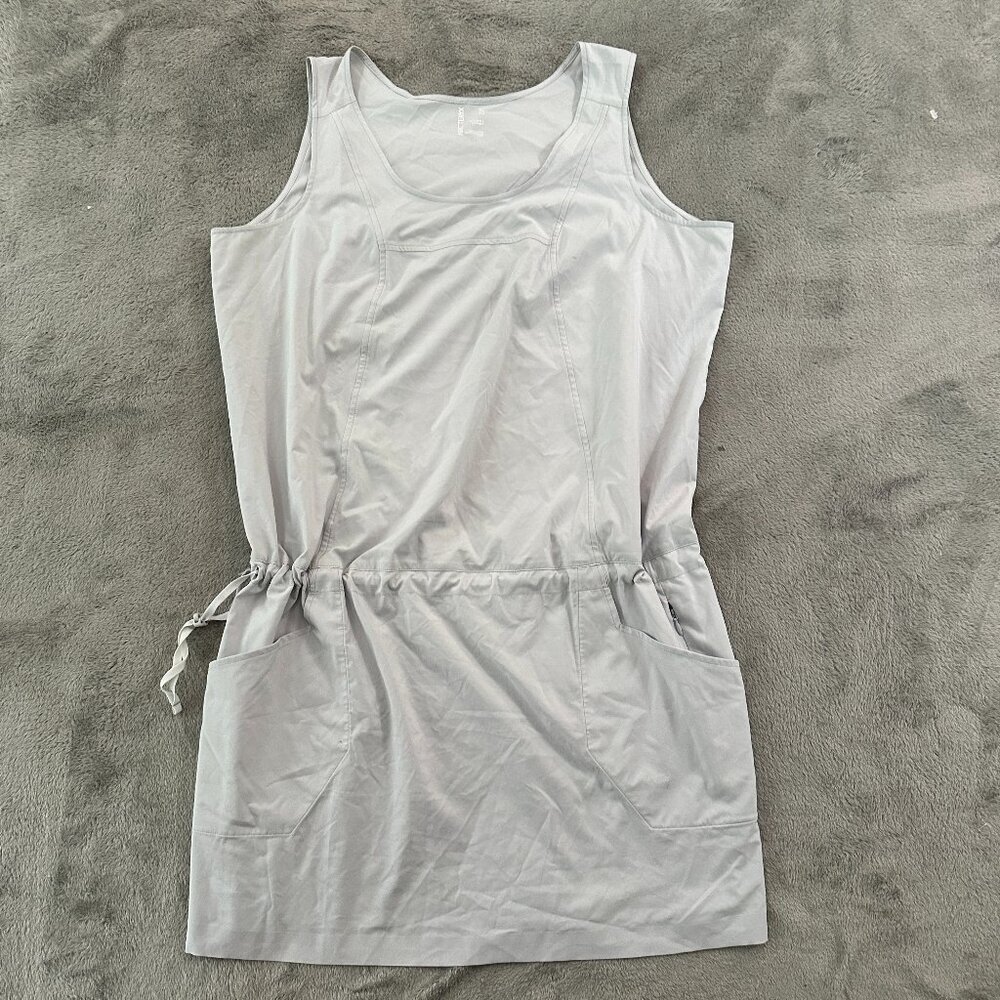 Arc'teryx Contenta Sleeveless Dress XL Gray Travel Lightweight Outdoor Hiking